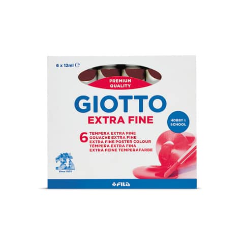 Tempera GIOTTO Extra 12 ml terra di Siene bruciata F35202200